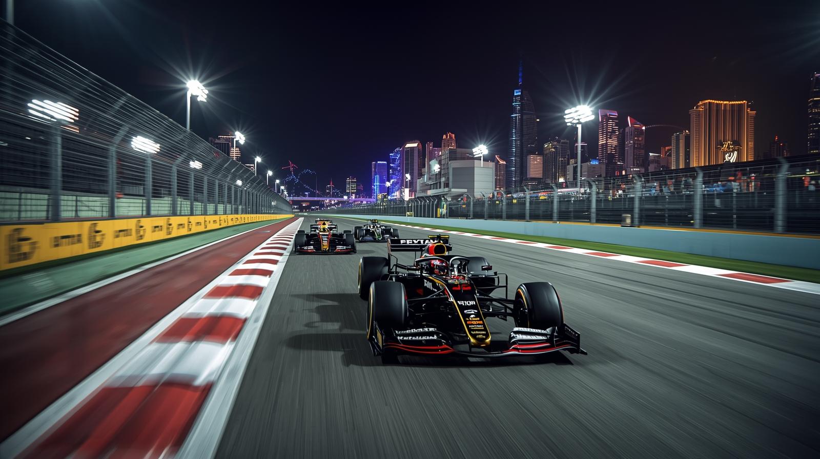 Formula 1 Night Race Track