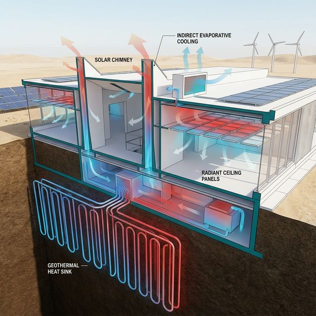 Building Cooling System Diagram